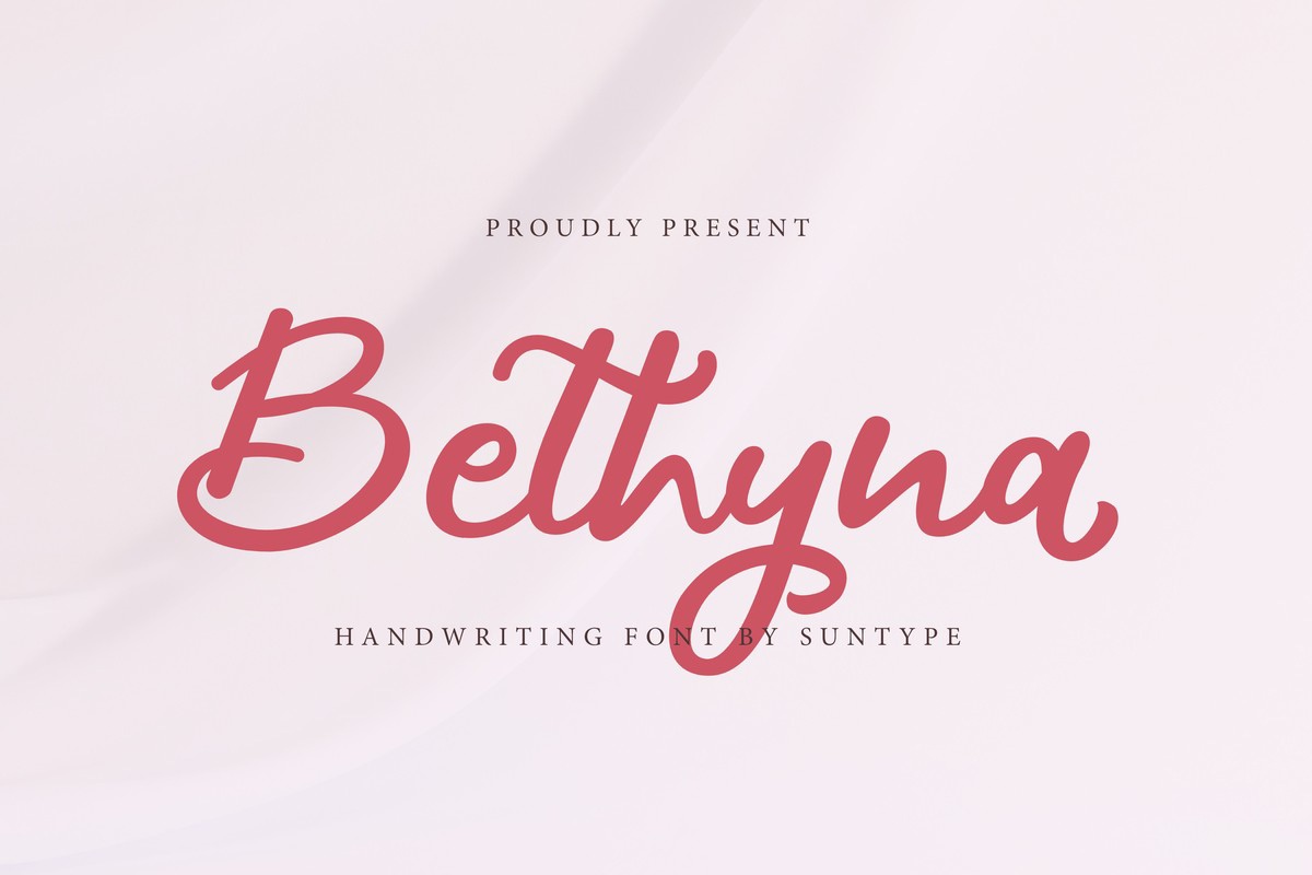 Шрифт Bethyna