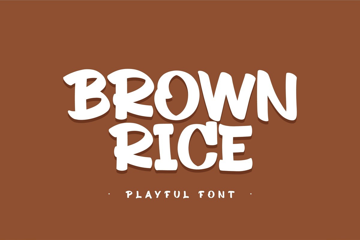 Шрифт Brown Rice