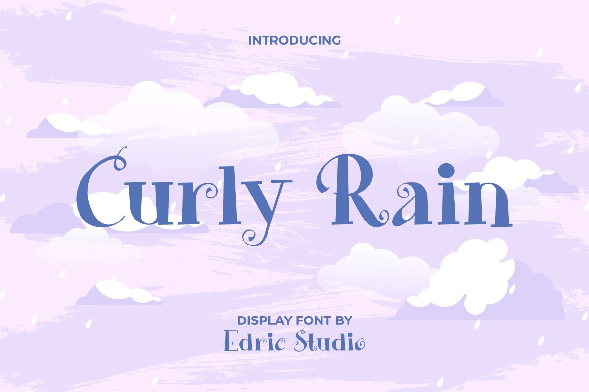 Шрифт Curly Rain