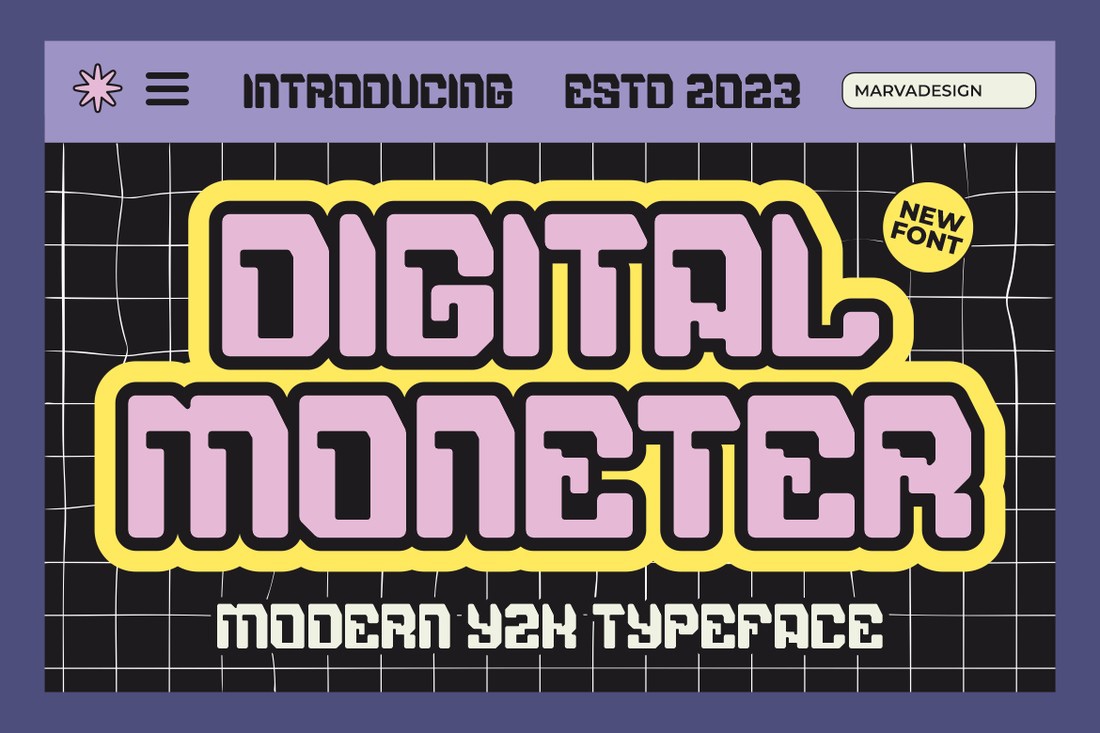 Шрифт Digital Moneter