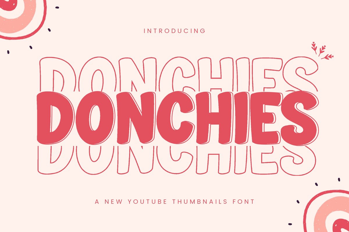 Шрифт Donchies