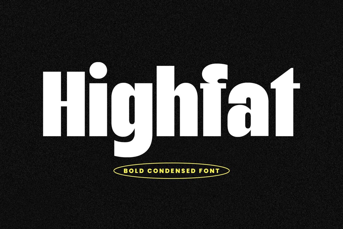 Шрифт Highfat