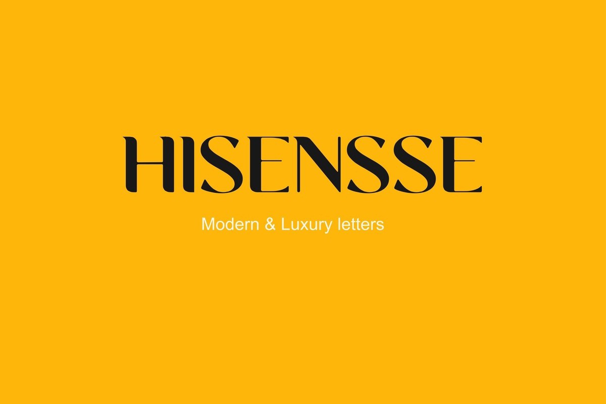 Шрифт Hisensse