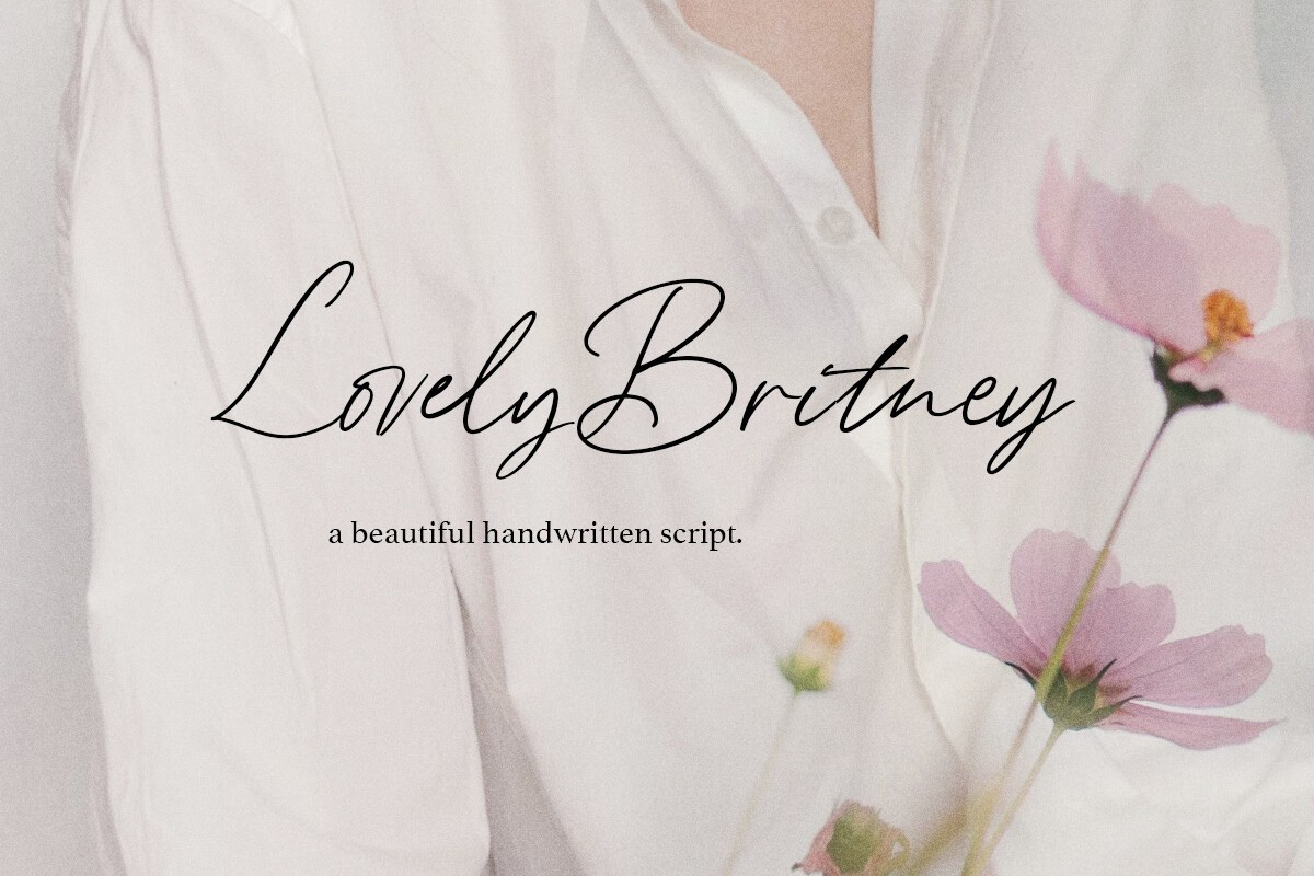 Шрифт Lovely Britney