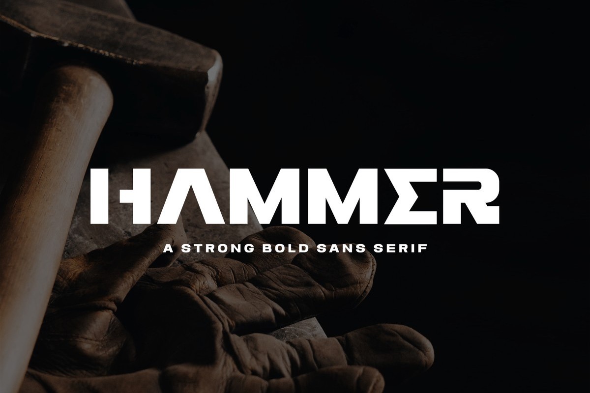 Шрифт Hammer