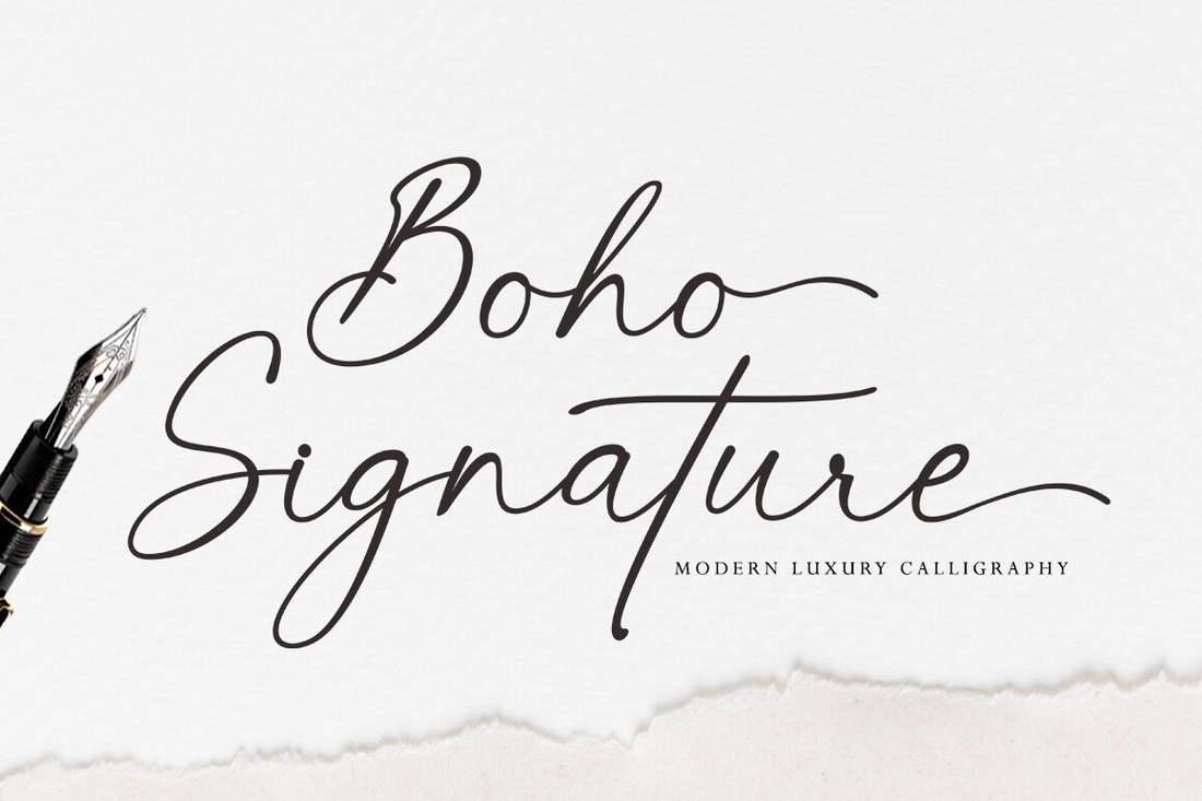 Шрифт Boho Signature