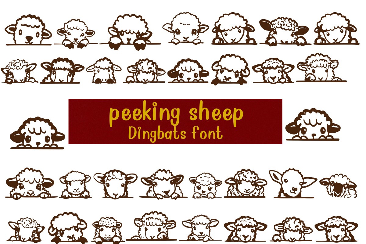 Peeking Sheep