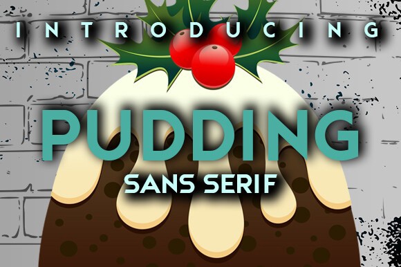 Шрифт Pudding