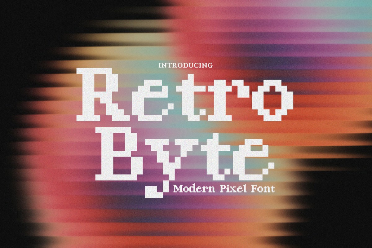 Шрифт Retro Byte