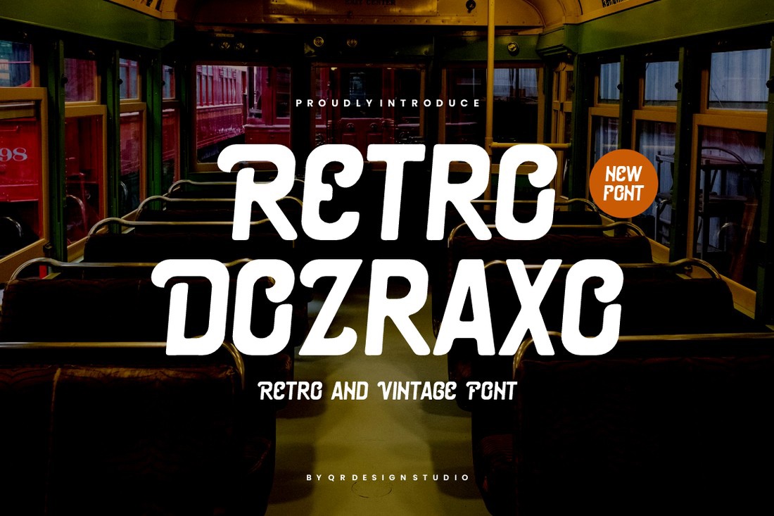 Шрифт Retro Dozraxo