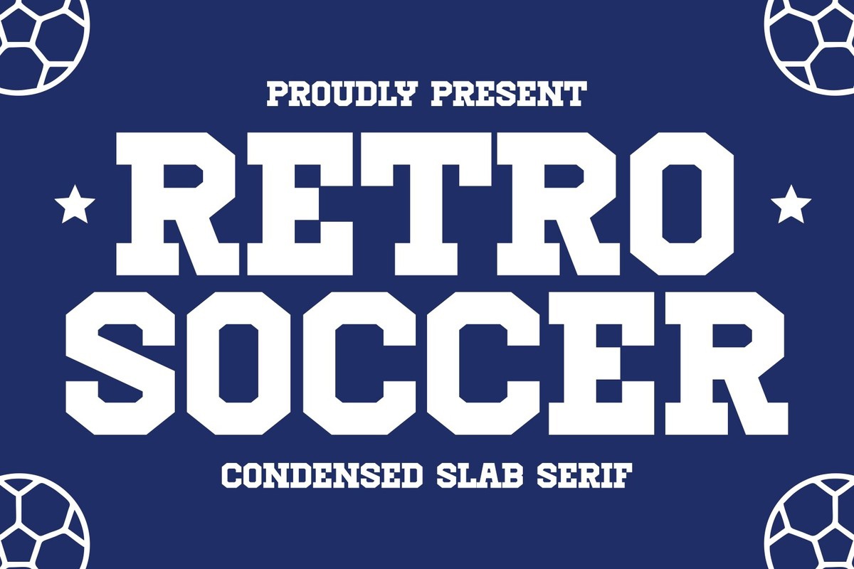 Шрифт Retro Soccer