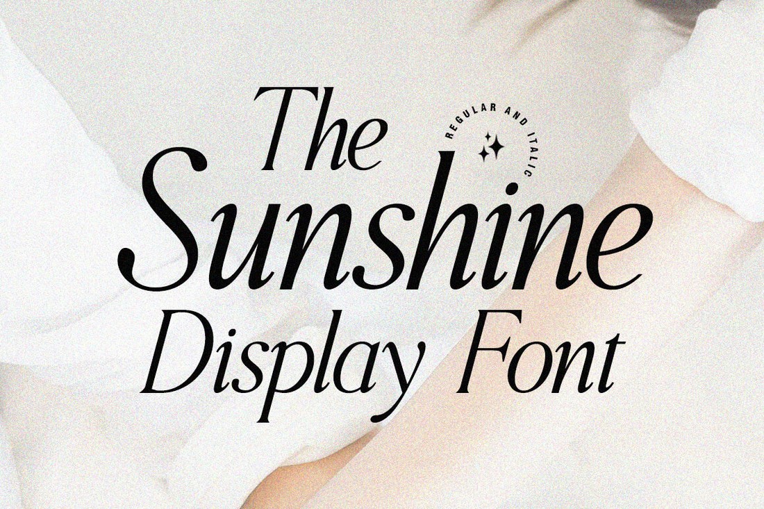 Шрифт The Sunshine Display