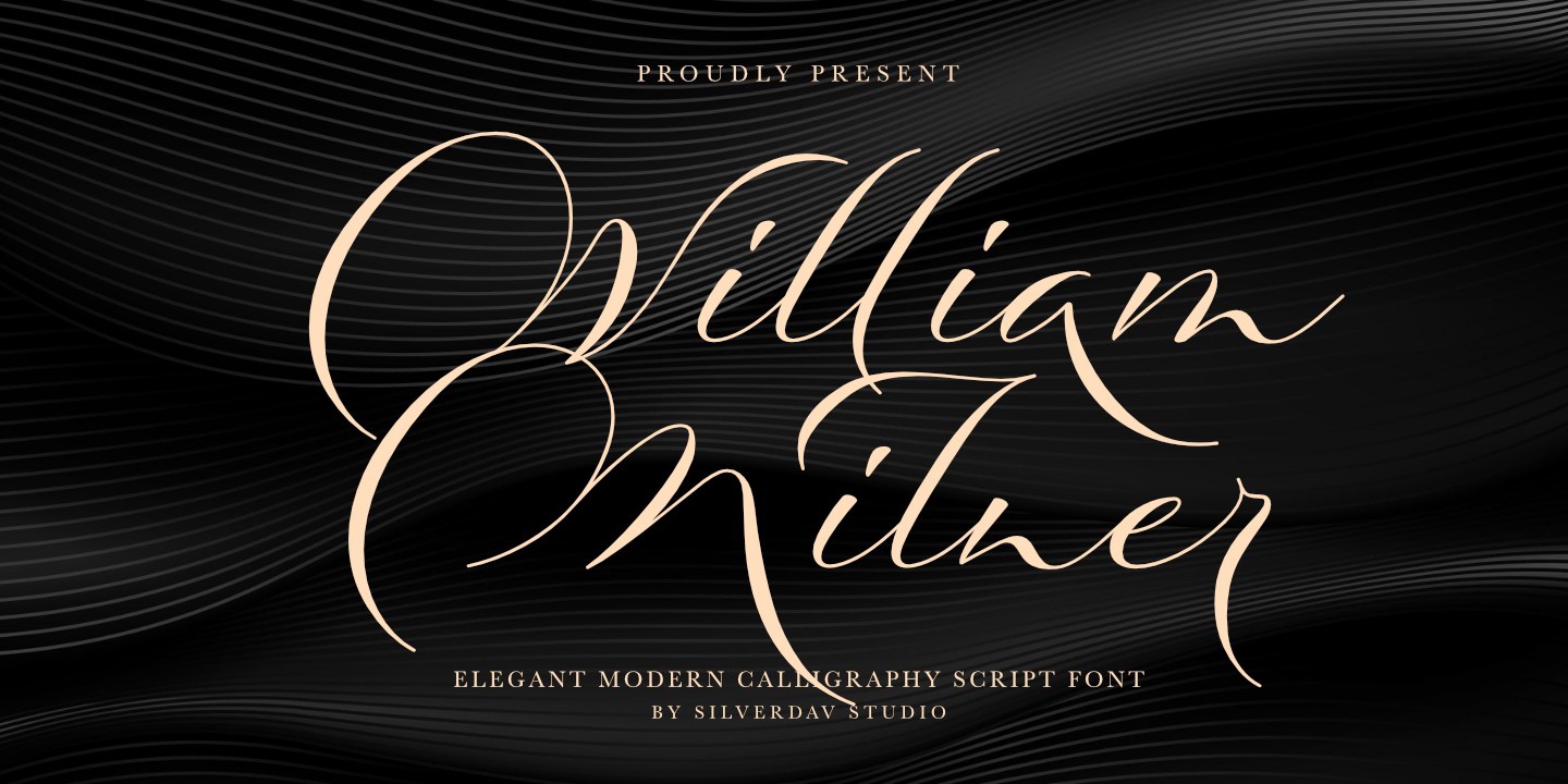 Шрифт William Milner