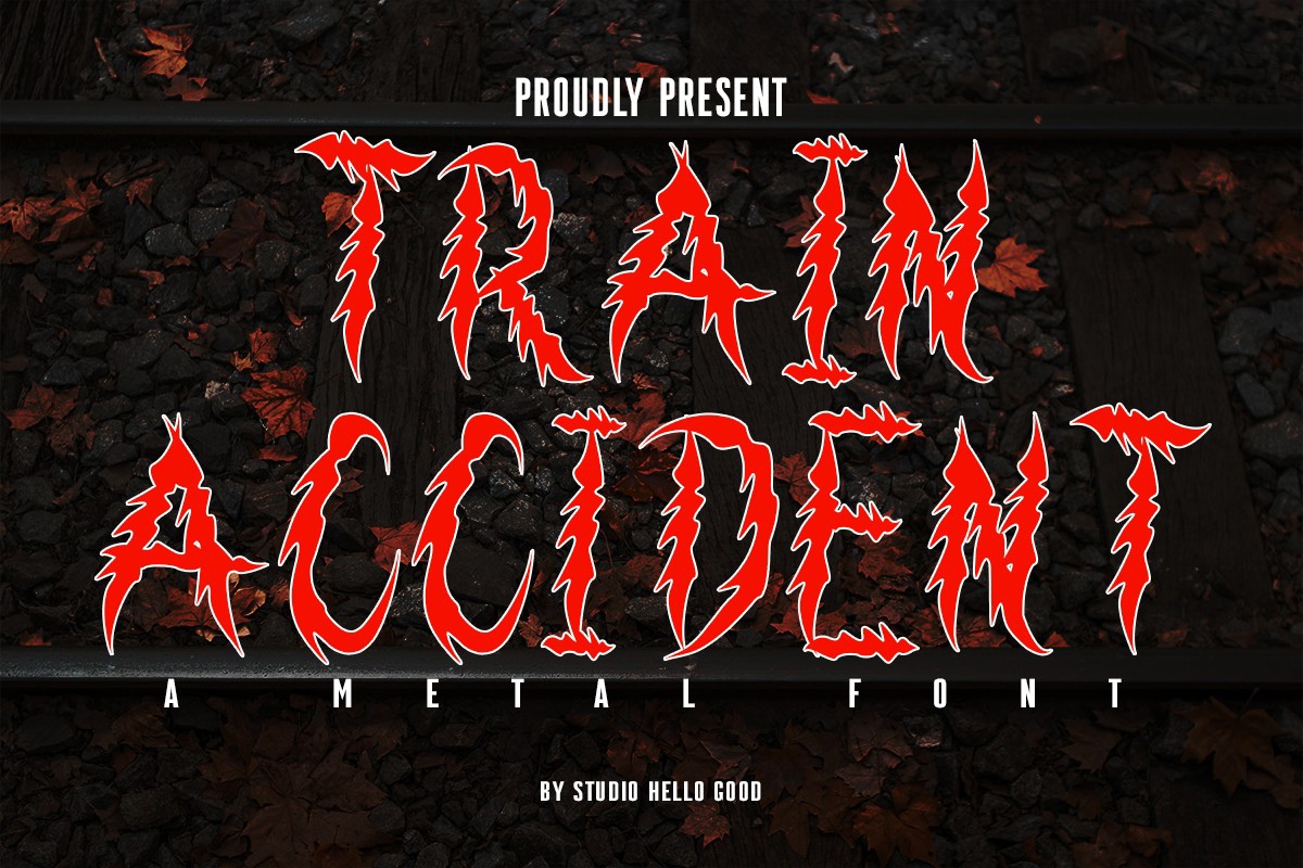 Шрифт Train Accident