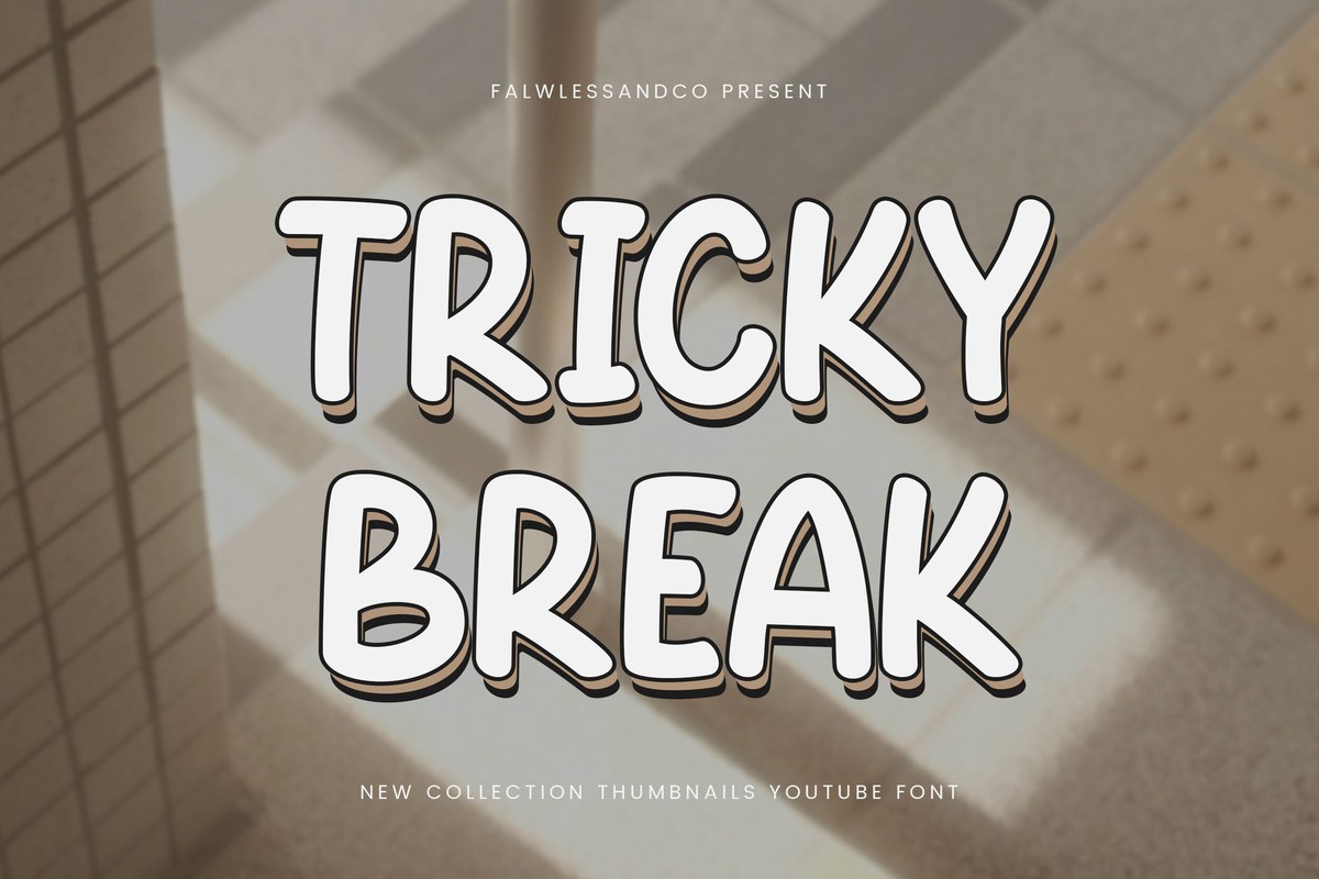 Шрифт Tricky Break