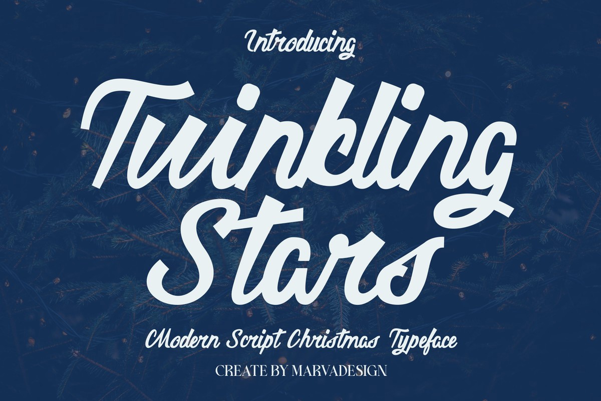 Шрифт Twinkling Stars