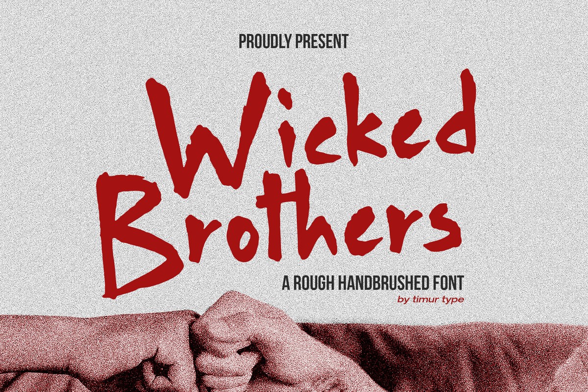 Шрифт Wicked Brothers