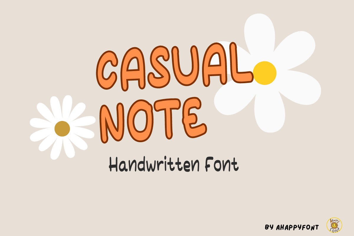 Шрифт Casual Note