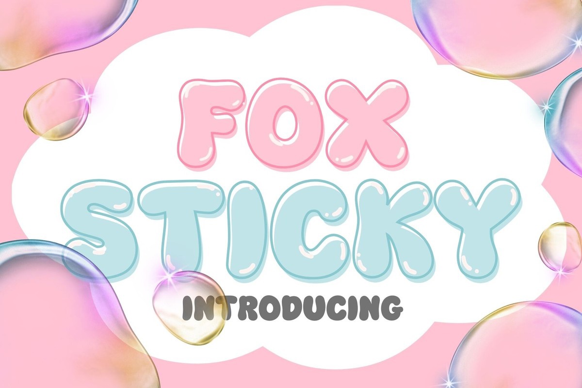 Шрифт Fox Sticky