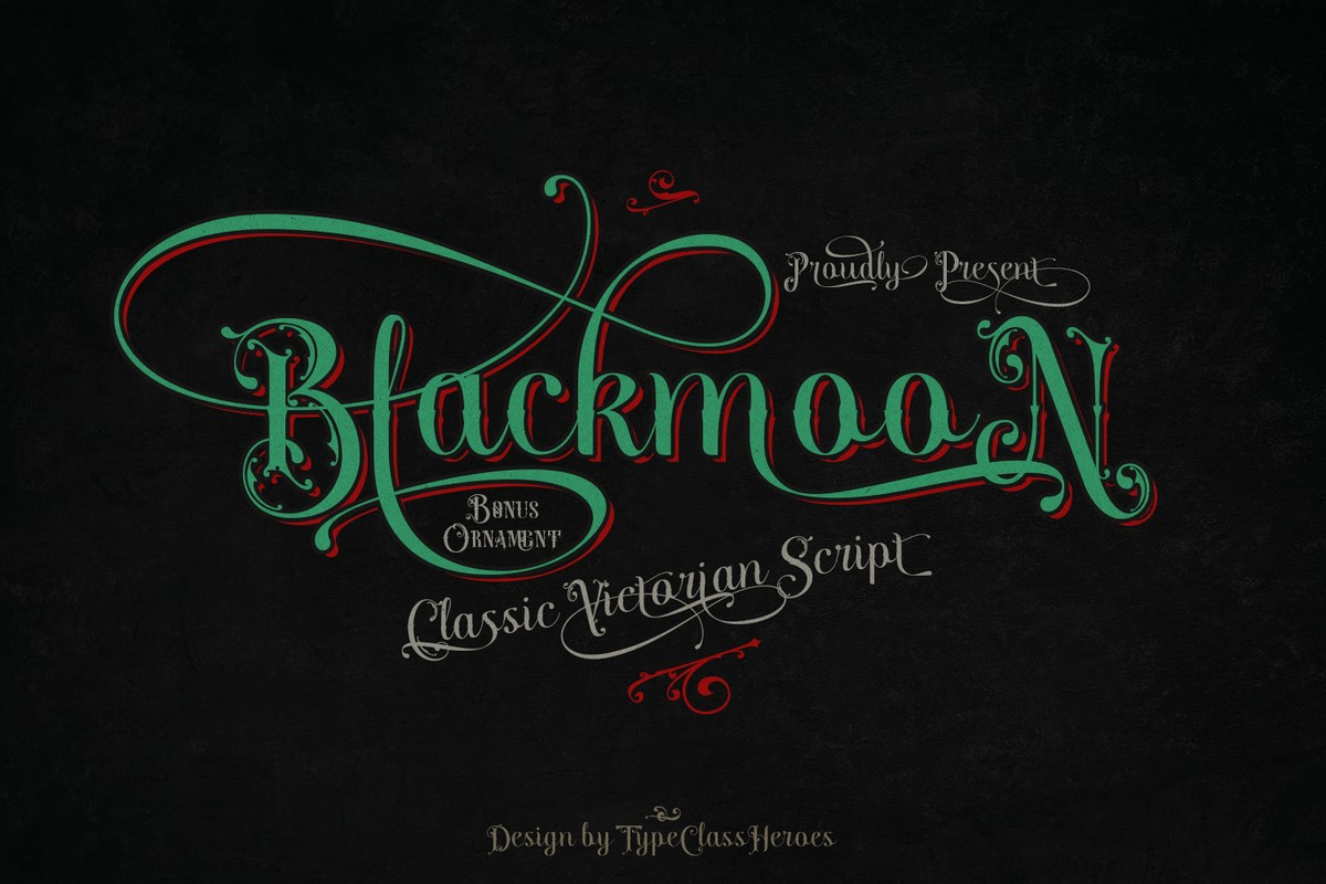 Шрифт Blackmoon