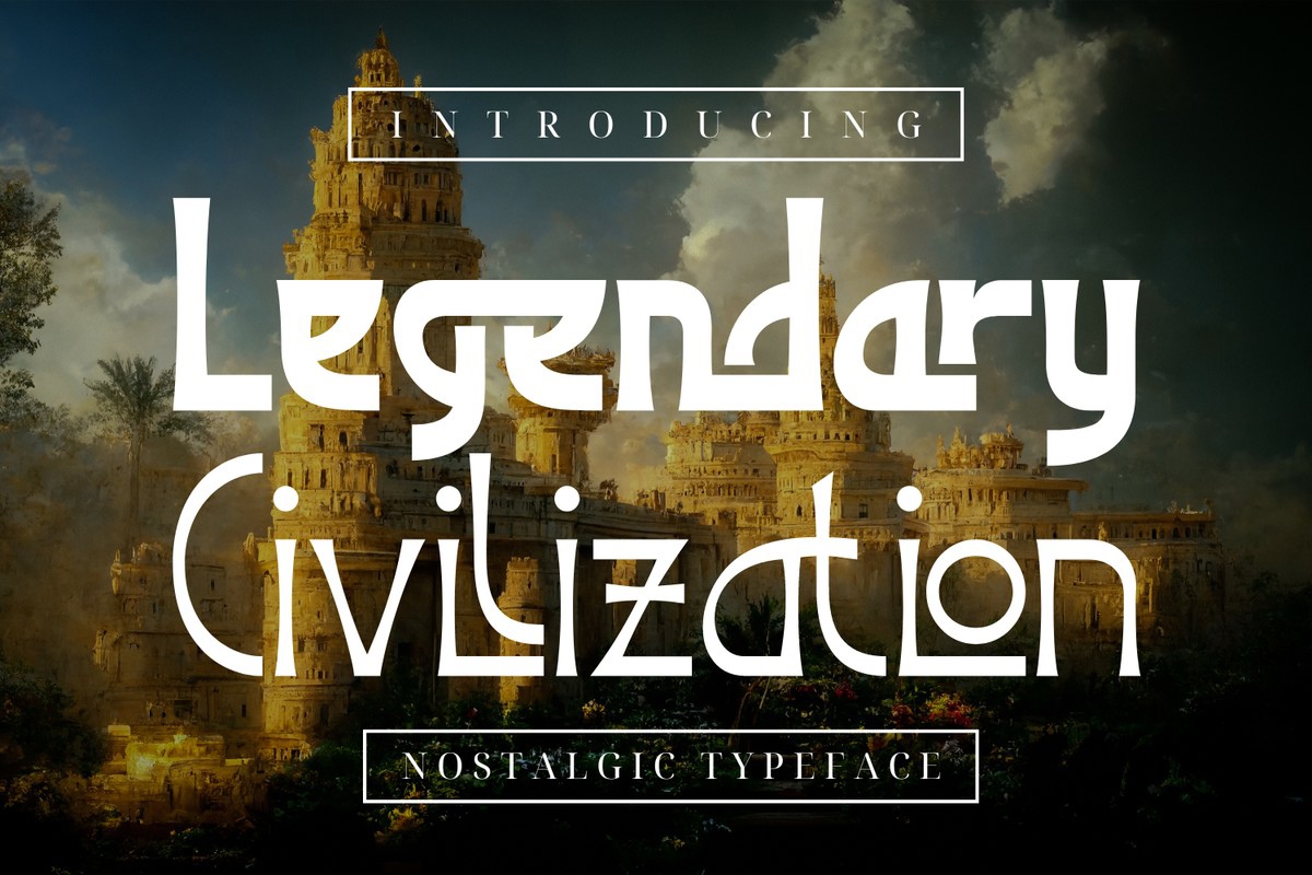 Шрифт Legendary Civilization