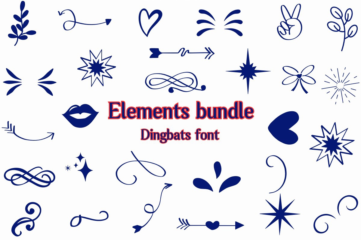 Шрифт Elements Bundle