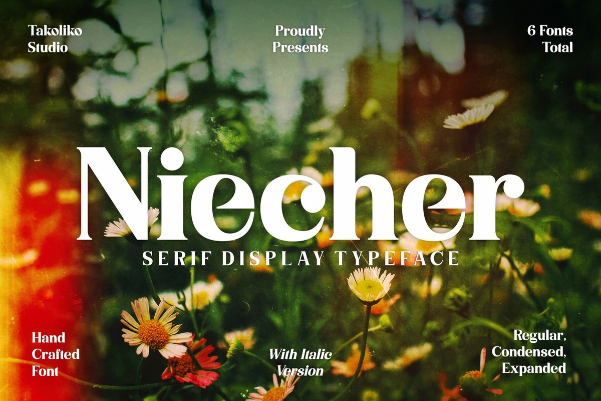 Шрифт Niecher