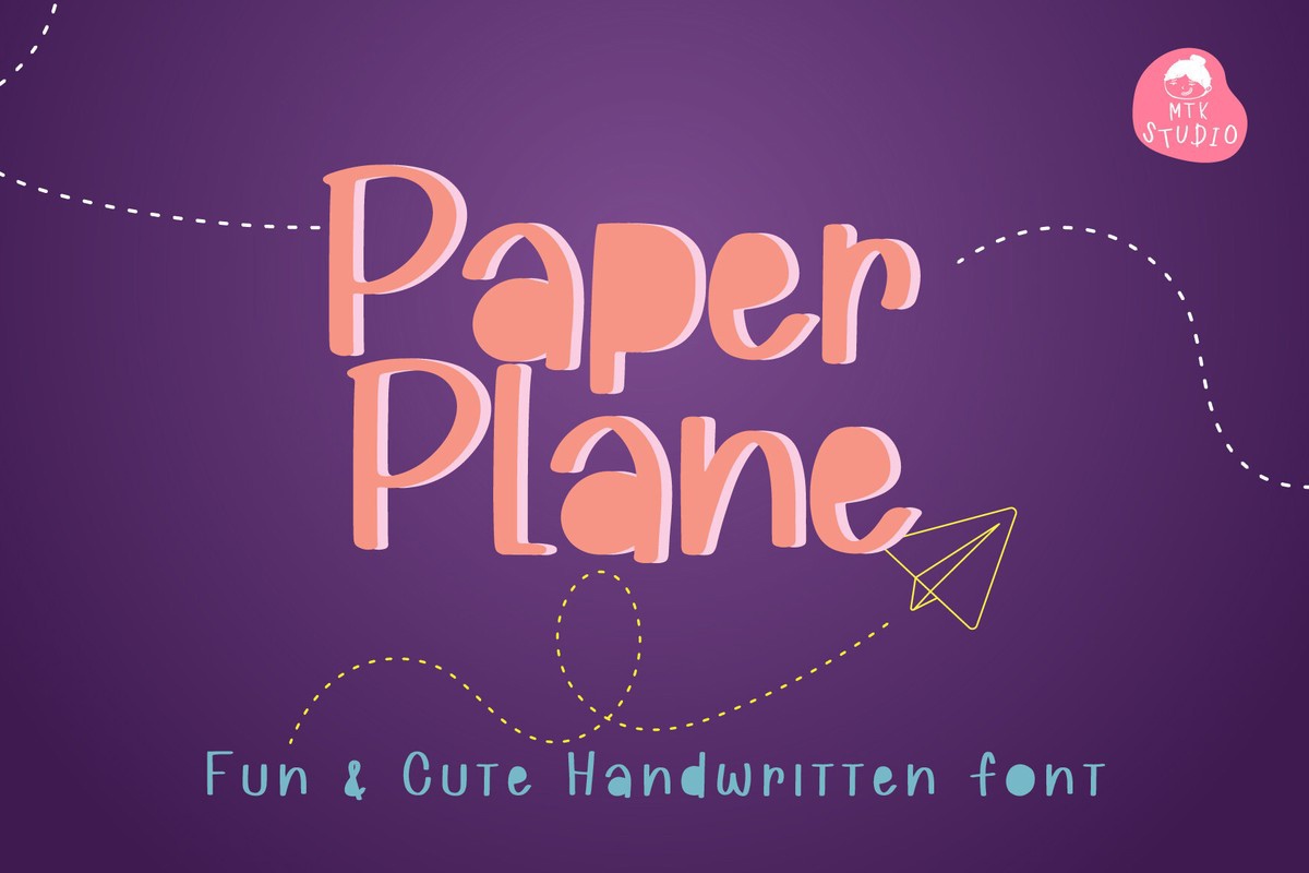 Шрифт Paperplane