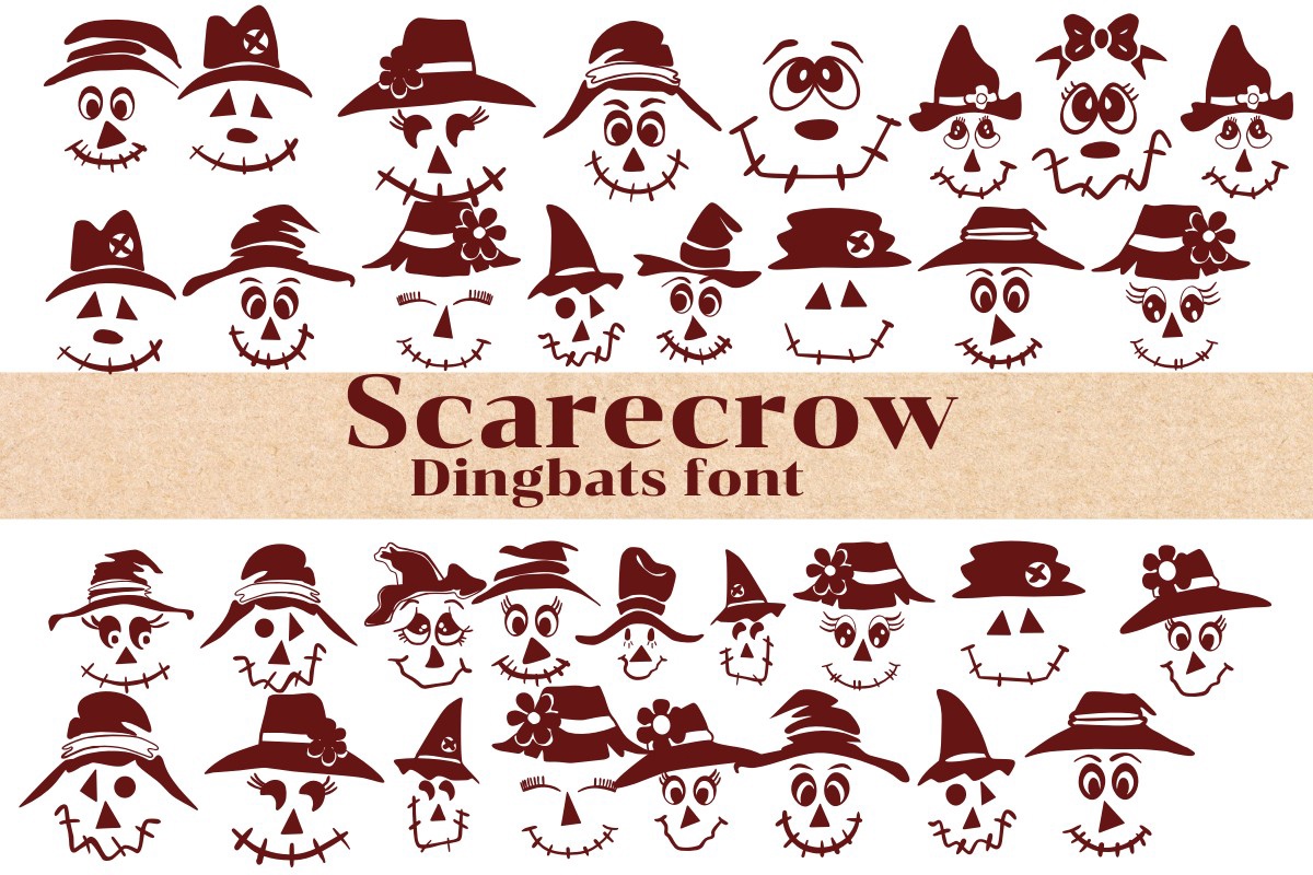 Шрифт Scarecrow