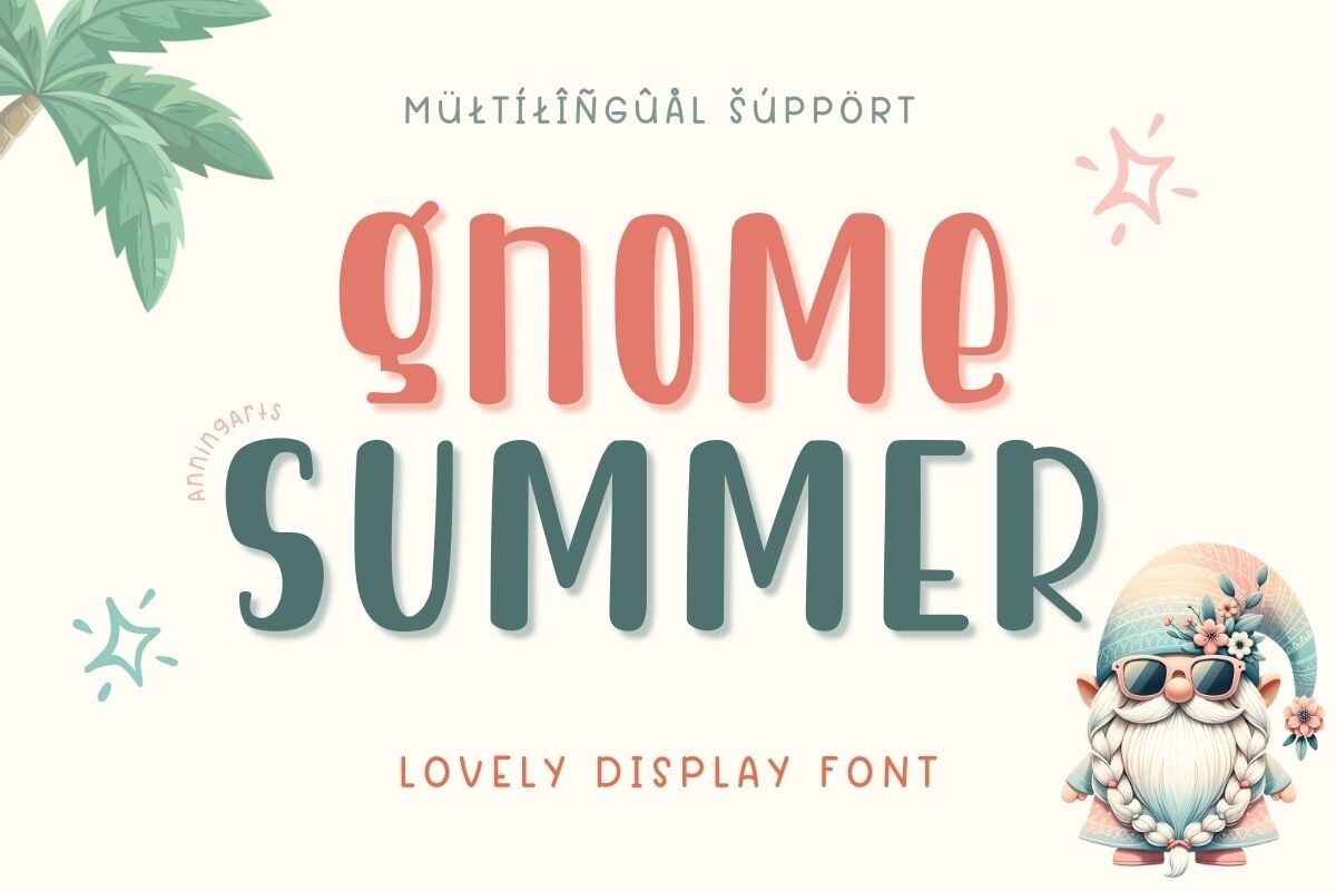 Шрифт Gnome Summer