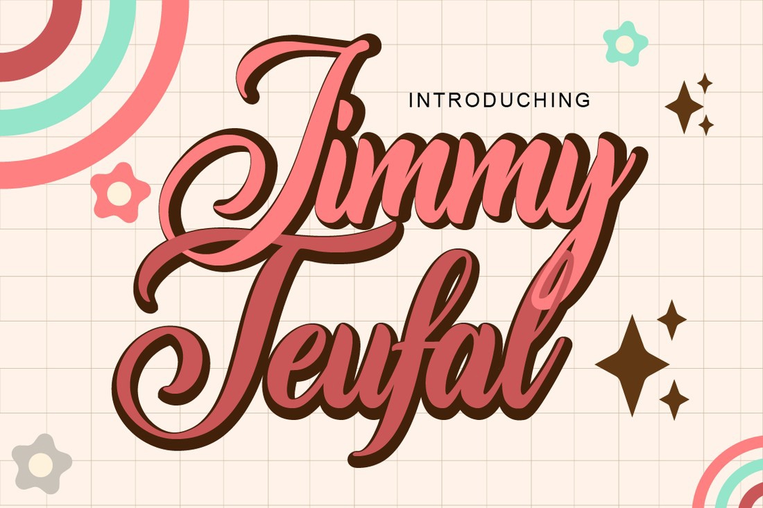 Шрифт Jimmy Teufal