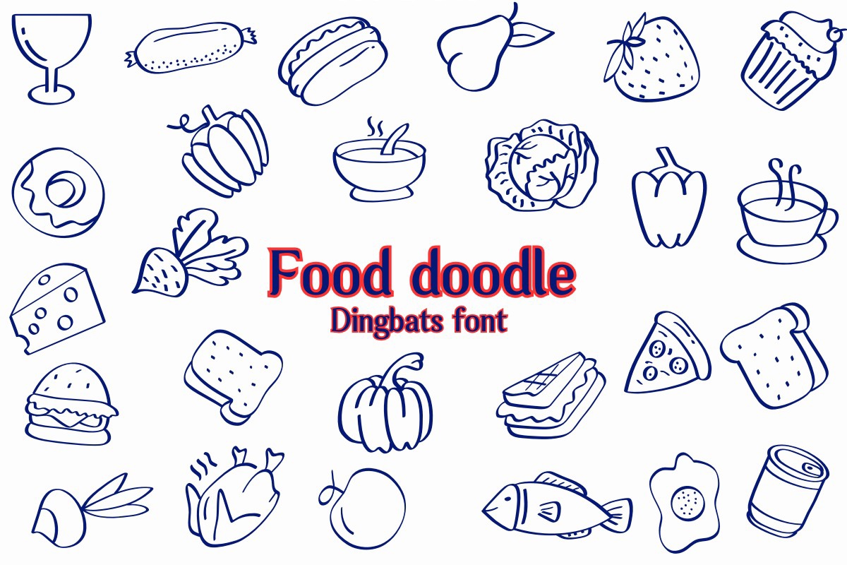 Шрифт Food Doodle