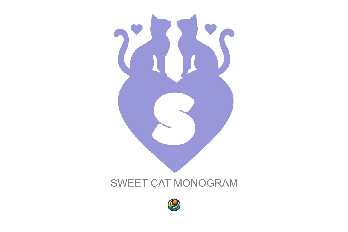 Шрифт Sweet Cat Monogram