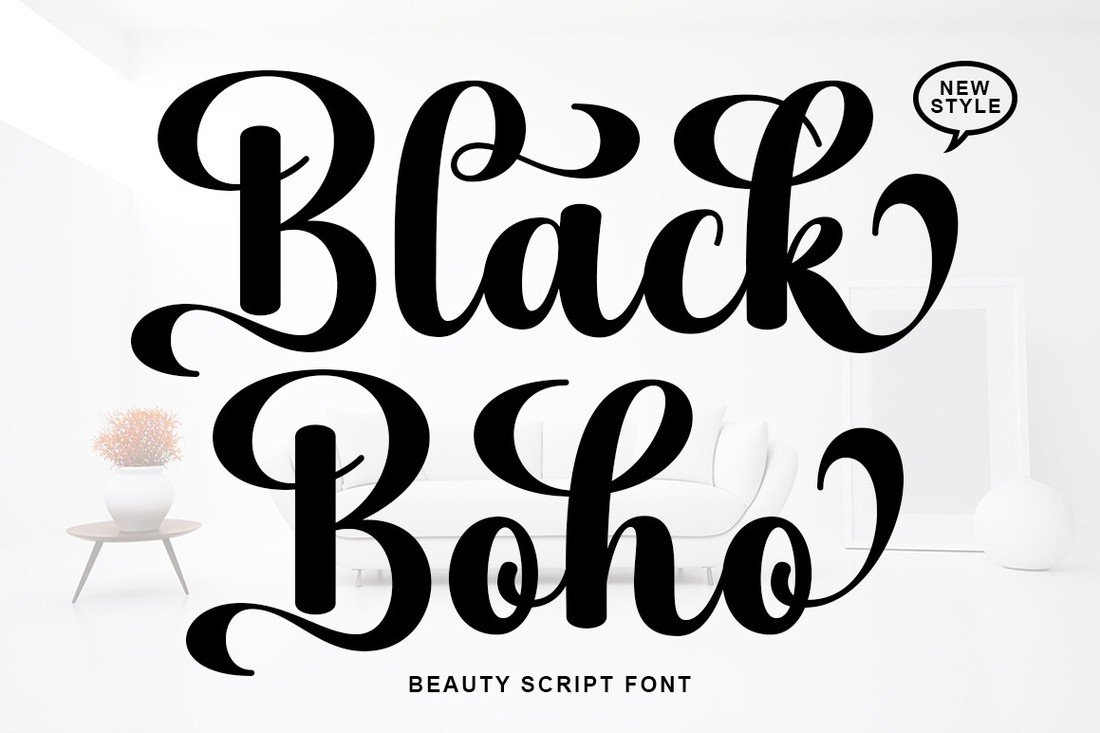 Шрифт Black Boho