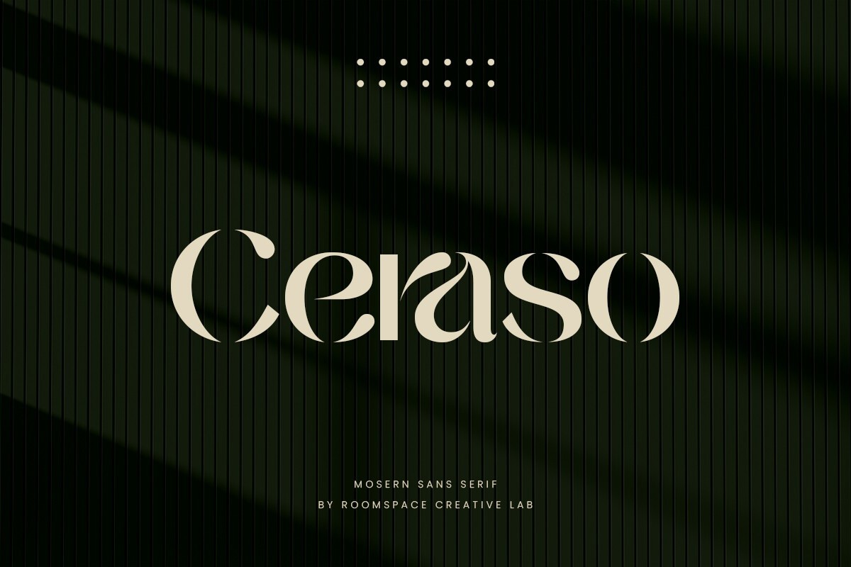 Шрифт Ceraso