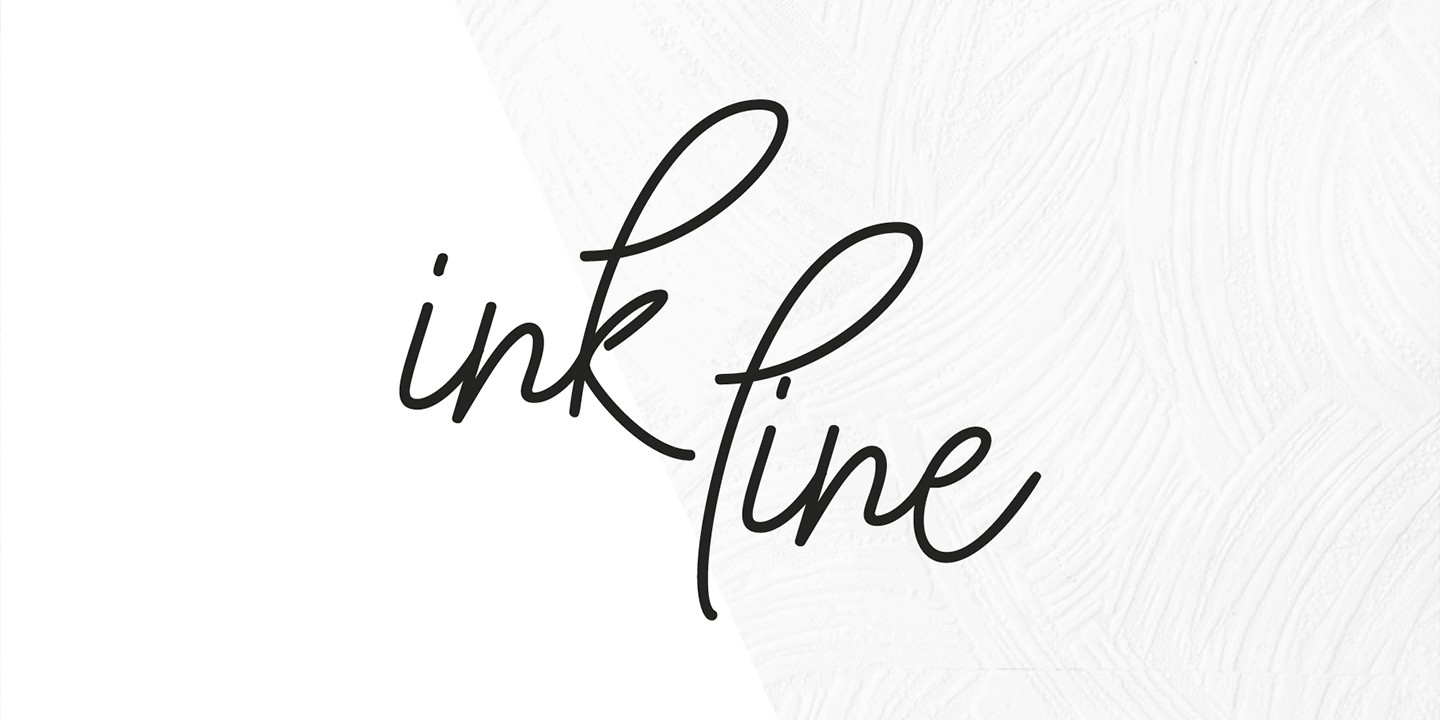 Шрифт Ink Line