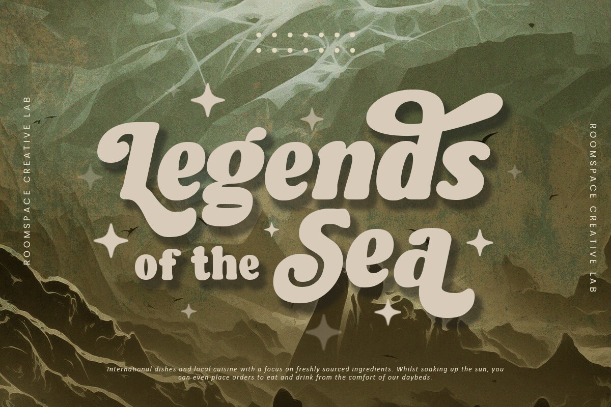 Шрифт Legends of the Sea