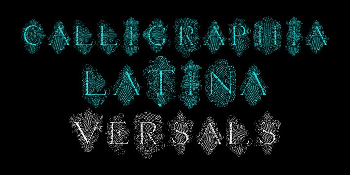 Calligraphia Latina Versals