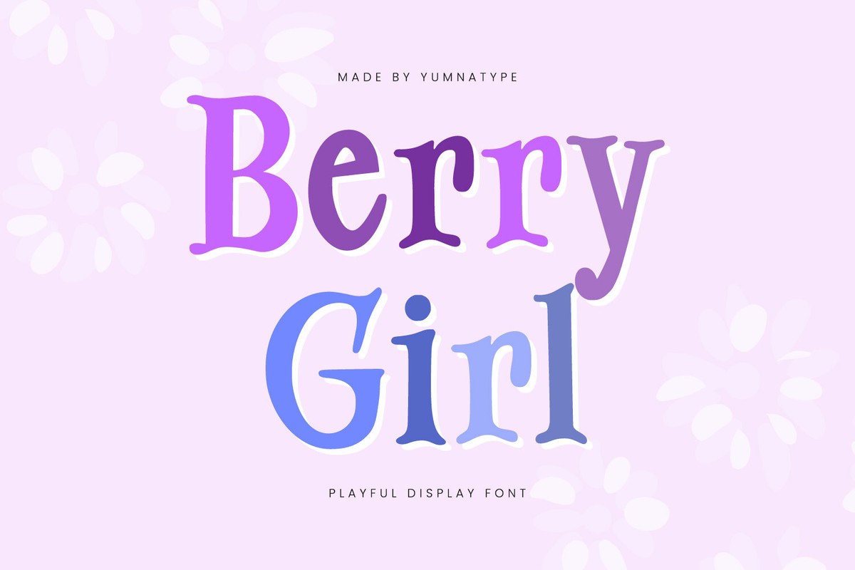 Шрифт Berry Girl